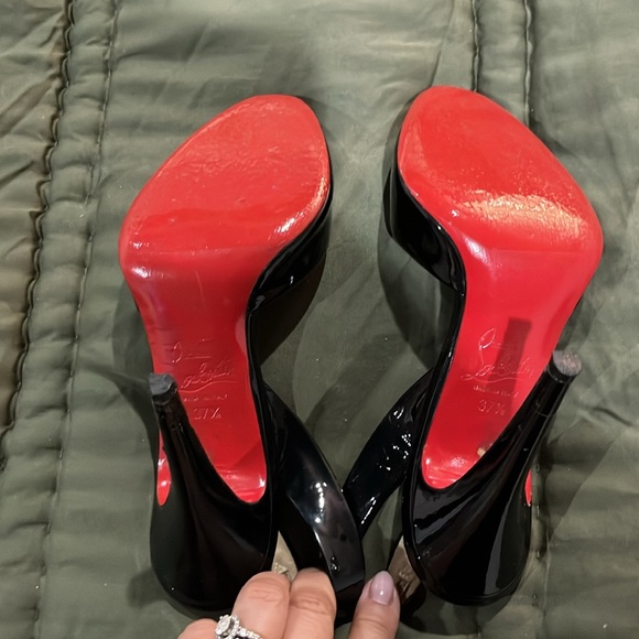 Authentic Christian Louboutin sling back heels. - Picture 3 of 8